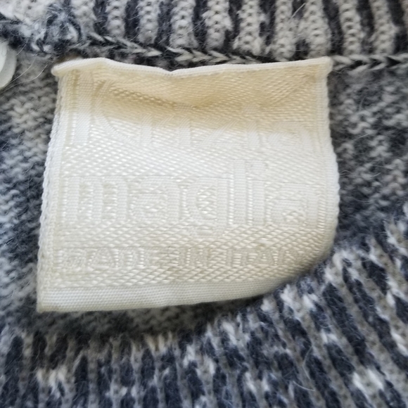 Krizia Maglia Vintage Knit Snakeskin Sweater - Picture 3 of 4